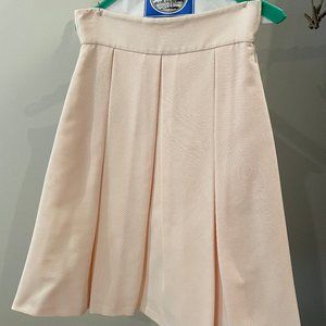 Anthropologie Light Pink A-Line Full High Waist Skirt Women's size 4